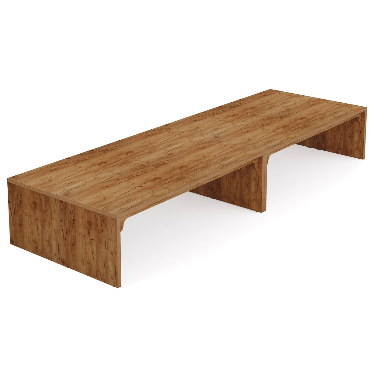 Tribesigns 13FT Conference Table, Large Rectangle Conference Room Table, Long Meeting Seminar Table Business Tables for 12-16 People (Four Tables) Tribesigns