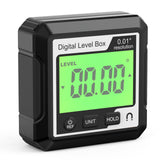Abizarch Digital Angle Finder Magnetic Angle Gauge LCD Digital Level tool Protractor Inclinometer Level Box Backlit Portable Angle Measurement Tool Battery Operated for Carpentry Building Abizarch