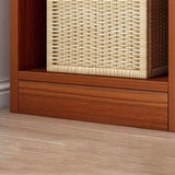 KWOKING Modern Narrow Corner Bookshelf – Stylish Engineered Wood Floor Bookcase for Small Spaces KWOKING