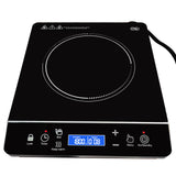 OMEO Portable Induction Cooktop Hot Plate Countertop Burner 1800 Watts Induction Burner with LCD Sensor Touch, LED Display, 10 Temperature Levels, Child Safety Lock, Auto Shutoff Function OMEO