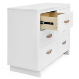 babyGap Skye 6 Drawer Dresser with Interlocking Drawers by Delta Children - Greenguard Gold Certified, Bianca White Delta Children