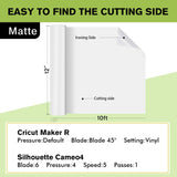 A-SUB Sublimation HTV for Light Fabric, Clear Sublimation Vinyl 12" X 10FT, Matte HTV Vinyl for Sublimation on Cotton Fabric T-Shirt, Pillow, Bag A-SUB