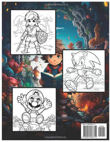 Game on! Video Game Coloring Book: Imagine, Adventure, Paint: Gaming Fun for Young Artists (Ages 5-10) WoodArtSupply