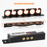 KastKing SafeGuard Fishing Rod Holder for Garage, Wall or Ceiling Mounted Fishing Rod Rack Storage Organizer, Fishing Pole Holder Holds 12 Rods or Combos in Less Than 36 Inches KastKing