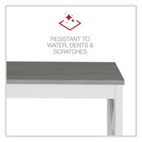 Alera ALEWSF4824GY 47.24 in. x 23.62 in. x 29.53 in. Farmhouse Writing Desk - Gray Alera