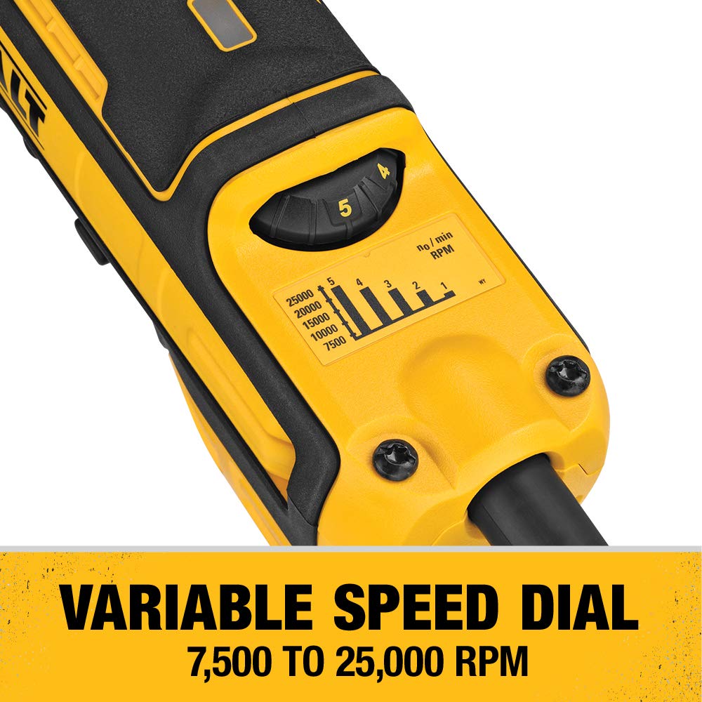 DEWALT Die Grinder, Brushless, Variable Speed, Paddle Switch With Lock-On, 2-Inch (DWE4997VS) - WoodArtSupply