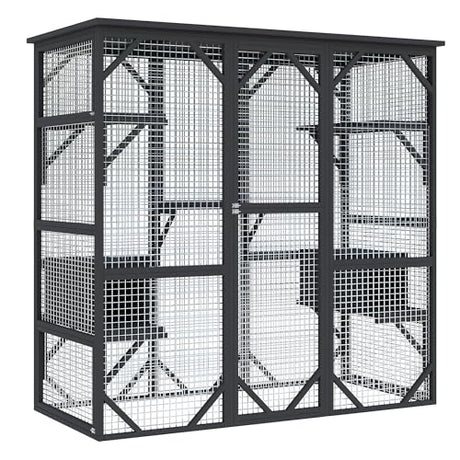 Catio Outdoor Window Cat Enclosure, Walk-in Cat Cage, Catio Outdoor Enclosure Extra Large GarveeLife