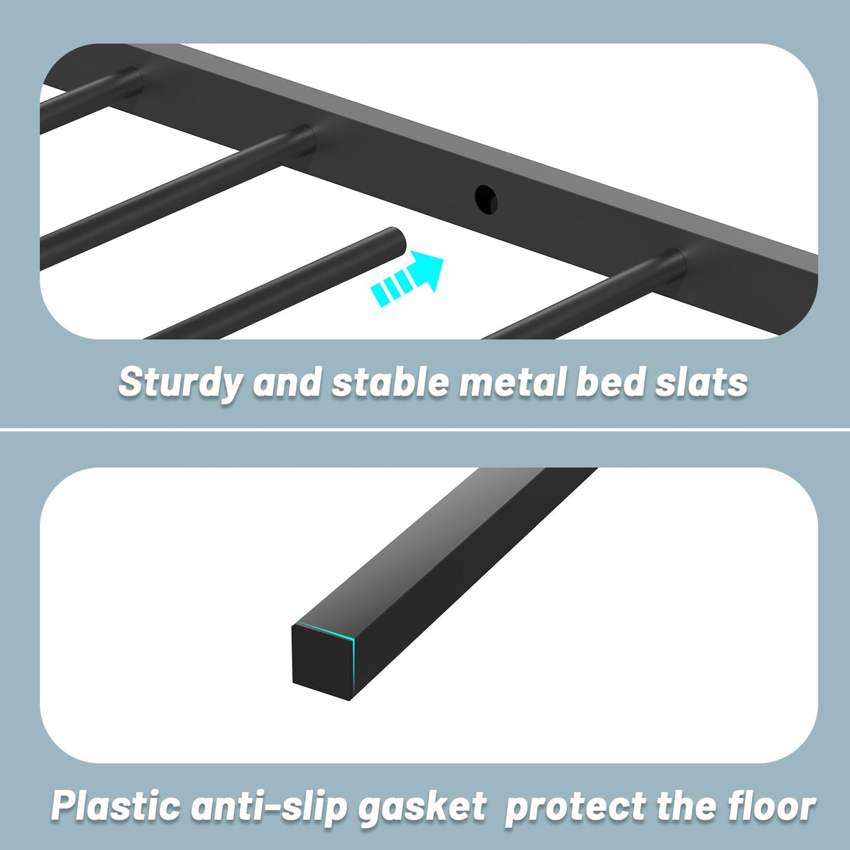 AILUNWALL Corner Bed Frame with Storage Drawers, Twin Size Metal Platform Bed Frames with LED Lights & Charging Station, Daybed with Bookcase for Living Room, Bedroom, Guest Room, Black AILUNWALL