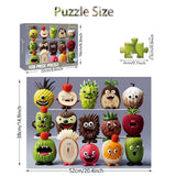 500 Pieces Jigsaw Puzzles for Adults and Teens and Kids Family Happy Games Puzzle Monster Series (Happy Fruits) fishwisdom
