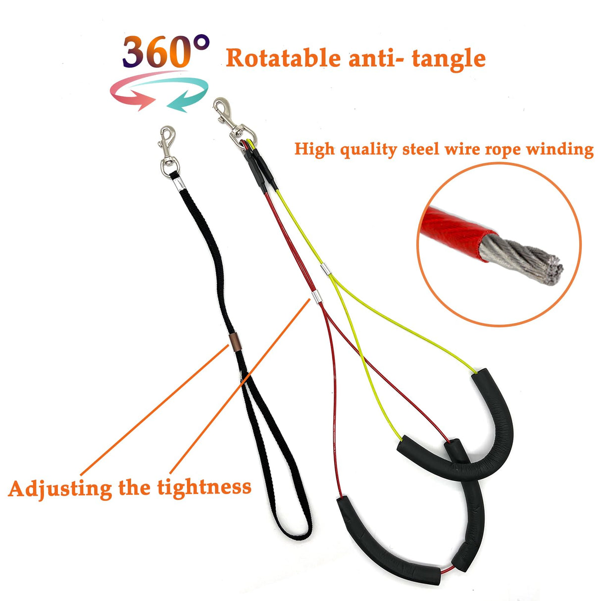 NEECONG Dog Grooming Arm with Clamp, 36” Dog Grooming Table Arm Height Adjustable Two No Sit Haunch Holder Three Section Design Suitable for Medium, Small Dogs, and Cats NEECONG