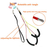 NEECONG Dog Grooming Arm with Clamp, 36” Dog Grooming Table Arm Height Adjustable Two No Sit Haunch Holder Three Section Design Suitable for Medium, Small Dogs, and Cats NEECONG