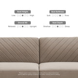 mopio Futon Sofa Bed, Couch, Small Sofa, Sleeper Sofa, Loveseat, Mid Century Modern Futon Couch, Sofa Cama, Couches for Living Room (Mocha Brown Premium Velvet) mopio