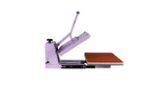 16x24 Manual Heat Press Machine with Slide-Out Base (Commercial-Grade T-Shirt Press) Away for T-Shirt Printing DIY Business Use,Purple UXENAFANA