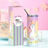 PYD Life 20 Pack Sublimation Tumblers 20 OZ Gift Boxes Blanks Matte White 3.15" x 3" x 11.8" 20 OZ Sublimation Skinny Tumblers Packing Boxes Blanks for Heat Press Transfer PYD Life