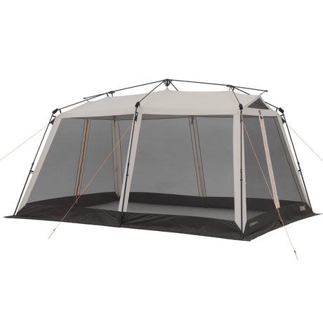 Bushnell Screenhouse with Instant Setup Technology | 14' x 10' Large Size with Extended Eaves Poles to Maximize Space For Camping & Hiking, For 8 Person Bushnell