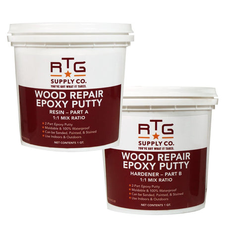 RTG Wood Repair Epoxy Putty (2-Quart Kit) RTG