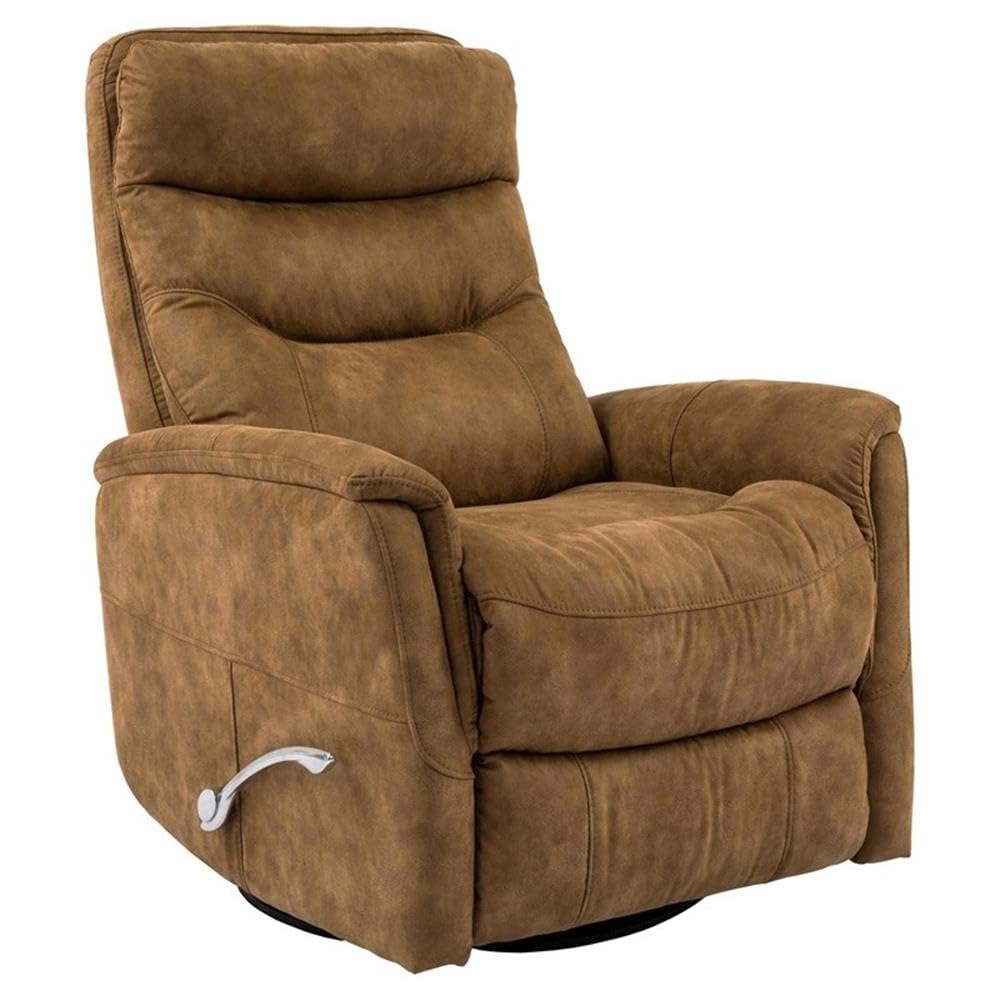 Pemberly Row Traditional Fabric Brown Swivel Glider Recliner (Two Pack) Pemberly Row