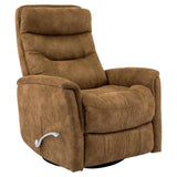 Pemberly Row Traditional Fabric Brown Swivel Glider Recliner (Two Pack) Pemberly Row