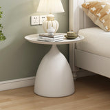 Nesting Tables, White Side Tables, Modern End Tables for Living Room Nesting Coffee Table Set of 2,Console Table Pedestal Tables TDDFLO