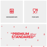 Tafura Bread Container - 5.8 Liter BPA Free Plastic Bread Box - Container/Holder for Homemade Loaves and Baked Goods with Black Airtight Lid Tafura