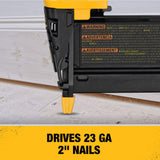 DEWALT Pin Nailer, 23 Gauge, 2-Inch (DWFP2350K) DEWALT