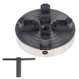 findmall Wood Lathe Chuck 6 Inch 4-Jaw Lathe Chuck with 1 x 8 TPI Thread Fit for Woodturning findmall