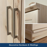 Sauder HomePlus Two Door Storage Cabinet/Pantry Cabinet, Pacific Maple Finish Sauder