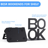 Book Ends,BookEnds Supports for Bookrack Desk,Bookend are Used for Books, Unique Appearance Design,Heavy Duty shikaman
