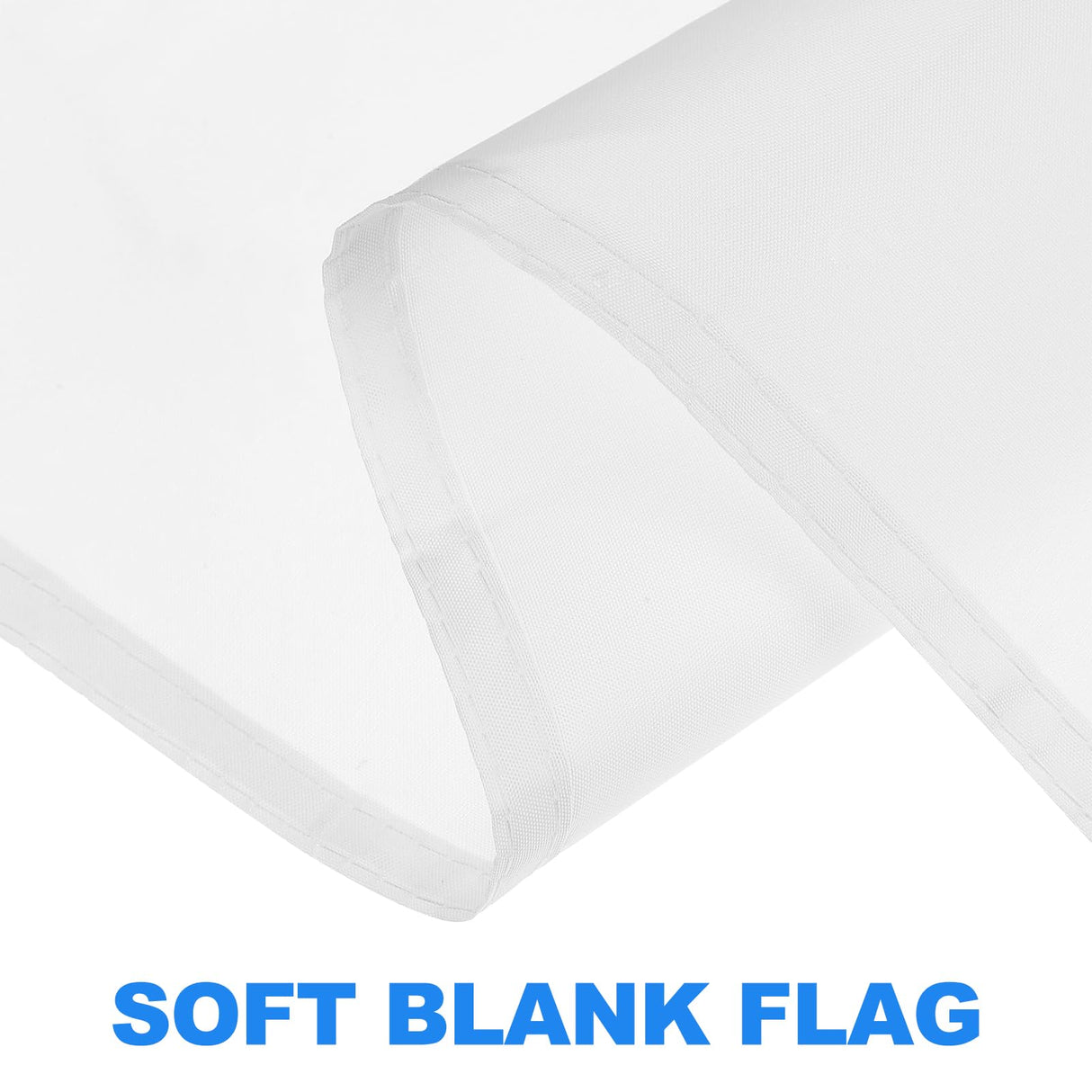 DECHOUS 4Pcs Blank White Car Flags, Blank Car Window Flags for Sublimation, 18x17 Inch DIY Blank Flags Sublimation Car Flags with Pole Car Shaking Flags for Sublimation Outdoor Garden Festival DECHOUS