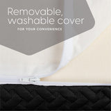 Milliard Memory Foam Futon Mattress - Full Size (Frame Not Included) (Black), 71"52"x6" Milliard