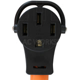 RV/EV/Generator 50A 125/250V NEMA 14-50 Extension Cord with Handles (15FT) AC WORKS