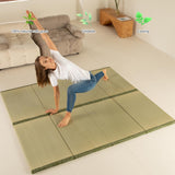 MustMat Tatami Mat Japanese Floor Mattress Traditional Japanese Futon Floor Mattress Rush Grass Foldable Bed 35.4"x78.7"x1.2" (1 Piece) MustMat
