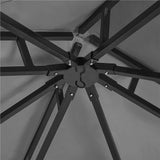 Yaheetech Gazebo for Patios - 11x11ft Outdoor Powder-Coated Steel Frame Gazebo, Double Roofs Grill Shelters BBQ Pavilion for Lawn/Backyard/Garden/Deck, Dark Gray Yaheetech