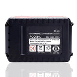 ELEFLY 2 Pack PCC680L 20V Max 3.0Ah Battery Compatible with Porter Cable 20V Lithium Battery PCC681L PCC682L PCC685L PCC670B PCC710B PCC791LA 20V Cordless Power Tools Battery ELEFLY
