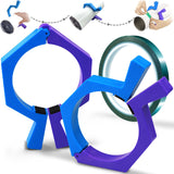 Pinching Tool for Sublimation Tumblers, Pinch Perfect Clamp Grip for 20 23 30 Cup, Pincher for Wrapping Heat Press Paper Cinch Tools, Sub Blanks Tumblers Accessories Holder (Purple Blue2 Pack) ThingsBag