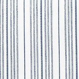 Nautica - Twin XL Size Sheet Set, Crisp & Tailored Cooling Sheets with a Smooth Cotton Percale Lightweight Feel - Bed Sheets with Matching Pillowcase & Fitted Sheet (Beaux Stripe Navy) Nautica