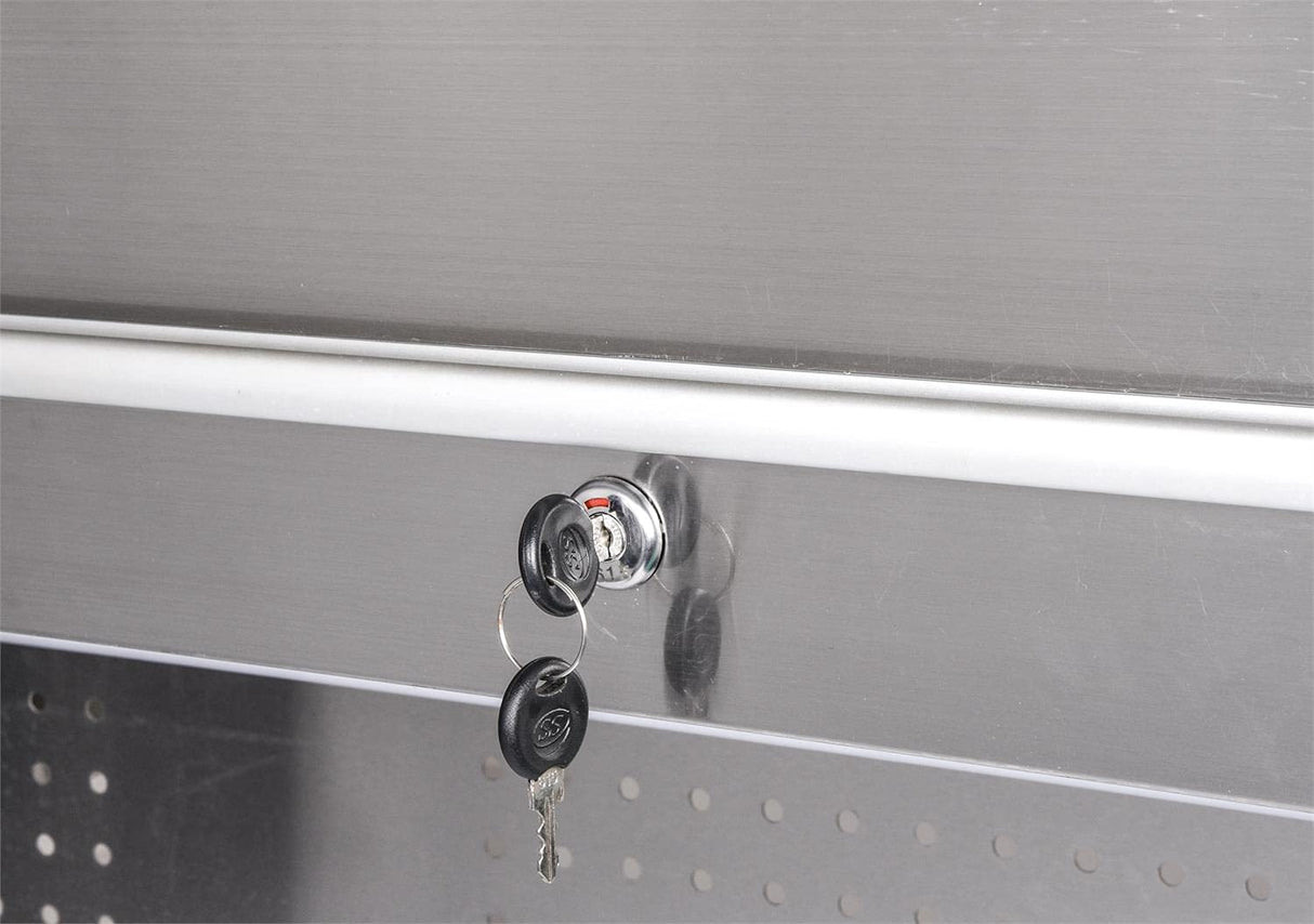 JEGS 72 in. Stainless Steel Tool Cabinet Includes (11) Drawers (4) Cabinet JEGS