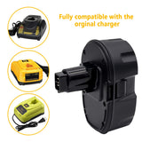 Akkopower 18V Replacement Battery for DeWalt: 2 Pack 5.0Ah 18 Volt XRP Batteries for DC9096 DC9098 DE9098 DE9096 DE9098 DW9096 Cordless Power Tools Akkopower