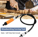 Electric Woodworking Carving Chisel, Electric Chisel Carving Tool Engraving Knife Tool Accessories Electric Woodworking Chisel Carving Tool Machine with 5 Blades and 1 Wrench AYNEFY