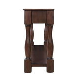 Merax Long 63" Console Sofa Table with 3 Drawers and 1 Bottom Shelf, Light Espresso Merax