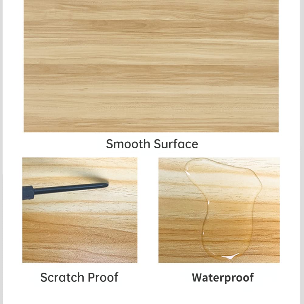 NP Home Office Desk with Shelves Hutch, 2022 Upgraded Computer Desk Spacious Desktop Upper Shelves, Metal Structure White Stylish Desk Study Work Writing (100 * 50CM(39.4 * 19.7 Inches)) N\P