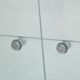 Yoluckea Glass Cabinet with LED Light, 4 Shelves Glass Display Cabinet w/2 Doors,Floor Standing Clear Glass Curio Cabinet Collection Display Cabinet for Living Room Bedroom 64.7” x 31.7” x 14.3” Black Yoluckea