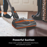 Shark Rocket Ultra-Light Corded Bagless Vacuum for Carpet and Hard Floor Cleaning with Swivel Steering (HV301), Gray/Orange Shark
