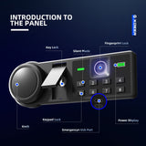 XDeer Biometric Safe Box, Quick-Access Security Safe Box with Upgraded Fingerprint, Steel Handgun Safe Lock Box for Kid/Home/Office (2.04 Cubic Feet) XDeer