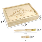 Dinosaur Excavation Archaeology Dig Kit for Kids, Fossil Explore Sensory Bin Toys, Dino Skeletons Bones Puzzle Game, Archaeology Science STEM Toys for Boys and Girls (Stegosaurus) Xylolin