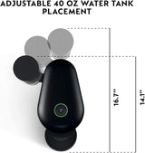 Nespresso Vertuo Plus Coffee and Espresso Maker by Breville, Ink Black with Aeroccino Milk Frother Nespresso