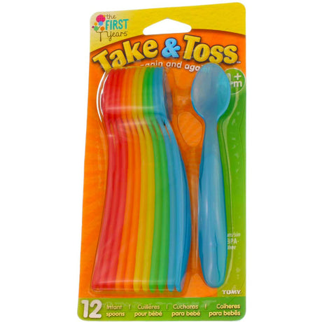 First Years Take & Toss Infant Spoons 12ct The First Years