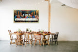 JesMolla DIY 5D Full Round Diamond Painting by Number Kits for Adults, Diamond Painting Kits Round Full Drill Diamond Art Kit Picture Craft for Home Wall Art Decor, 15.8"x33.5", The Last Supper JesMolla
