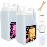 Deep Pour Epoxy Resin Kit - 1 Gallon Clear Resin Epoxy for Crafts, Resin Jewelry Making, Resina Epoxica para Manualidades, Art Resin Easy Mix 1:1 Ratio, Strong, Anti-Yellowing, Non - Bubble ERCorArt