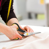 Scissors Set of 6-Pack, 8" Scissors All Purpose Comfort-Grip Handles Sharp Scissors for Office Home School Craft Sewing Fabric Supplies, High/Middle School Student Teacher Scissor, Right/Left Hand Sopeiouo